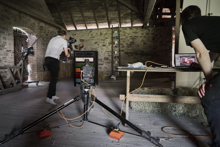 Möbelfotografie in der Scheune